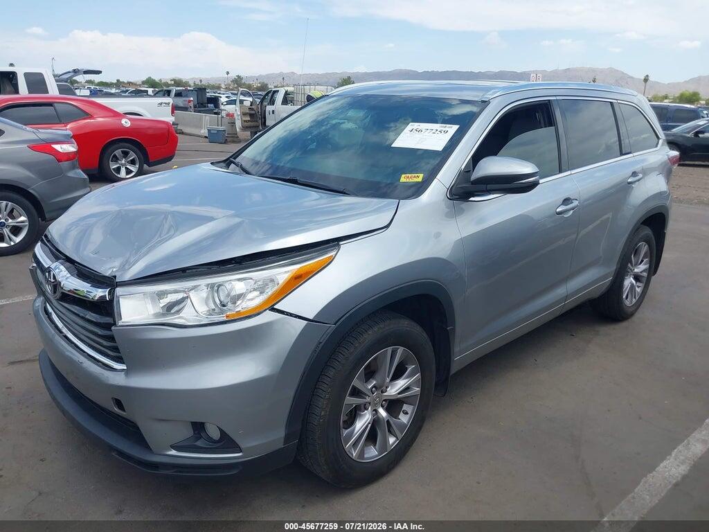 5TDJKRFH7ES007659 2014 TOYOTA HIGHLANDER photo no. 2