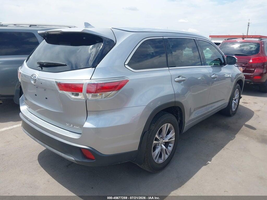 5TDJKRFH7ES007659 2014 TOYOTA HIGHLANDER photo no. 4