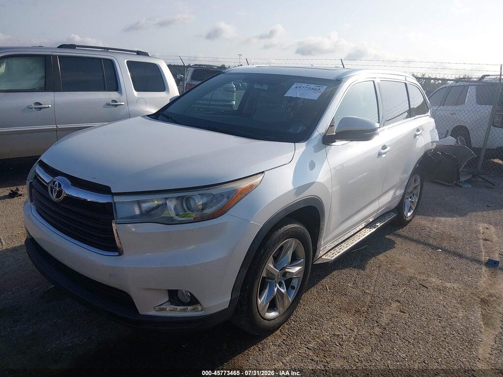 5TDYKRFHXES006679 2014 TOYOTA HIGHLANDER photo no. 2