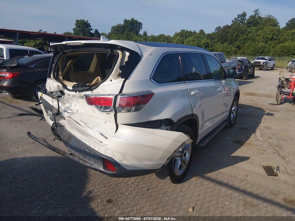 5TDYKRFHXES006679 2014 TOYOTA HIGHLANDER photo no. 4
