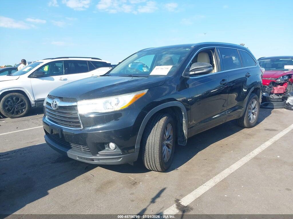 5TDJKRFH9ES024401 2014 TOYOTA HIGHLANDER photo no. 2