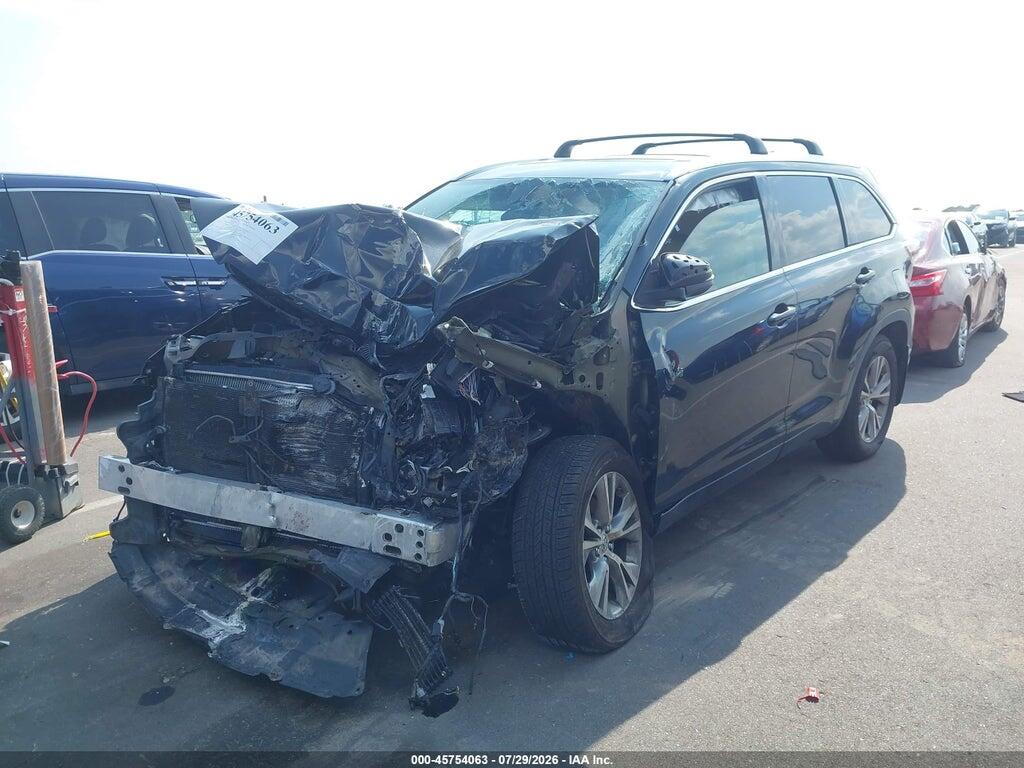5TDJKRFH3ES058172 2014 TOYOTA HIGHLANDER photo no. 2
