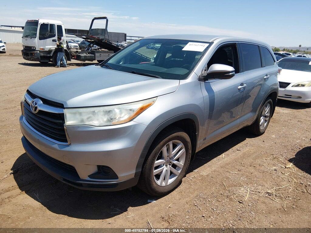 5TDBKRFH9ES045172 2014 TOYOTA HIGHLANDER photo no. 2