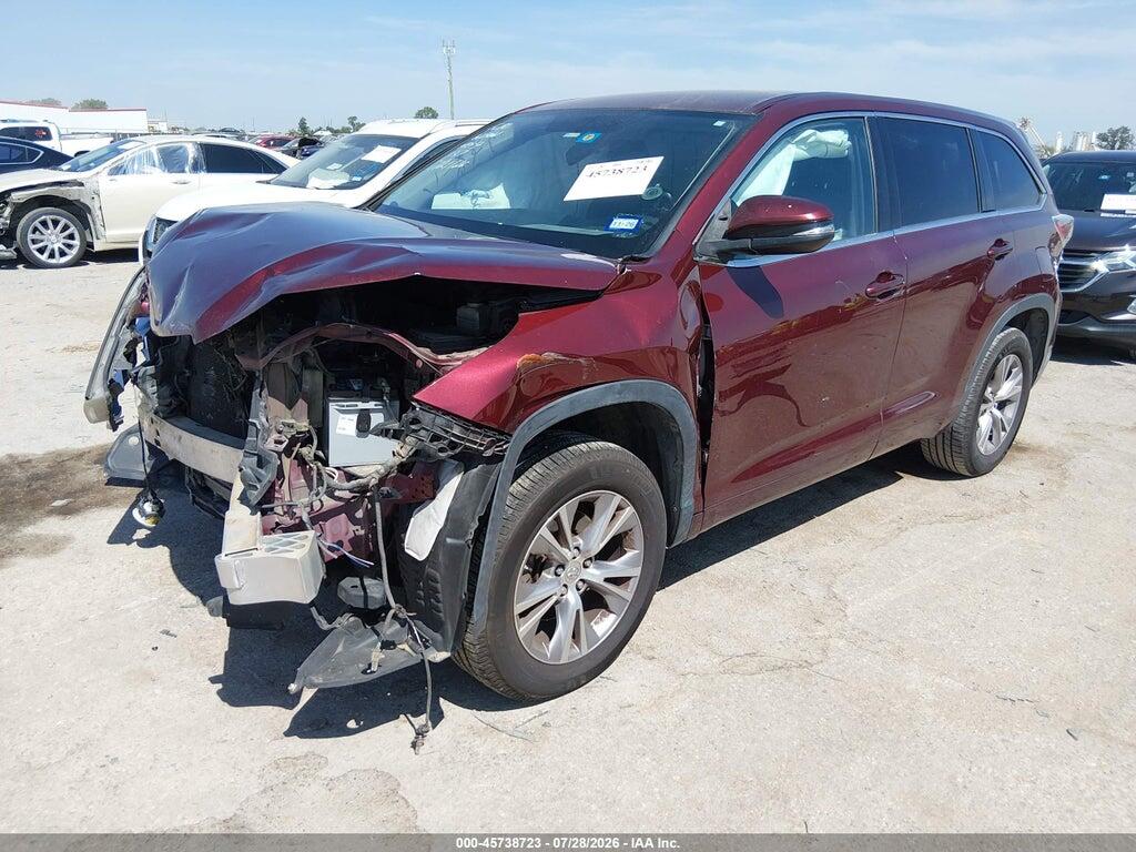 5TDZKRFH5ES032188 2014 TOYOTA HIGHLANDER photo no. 2