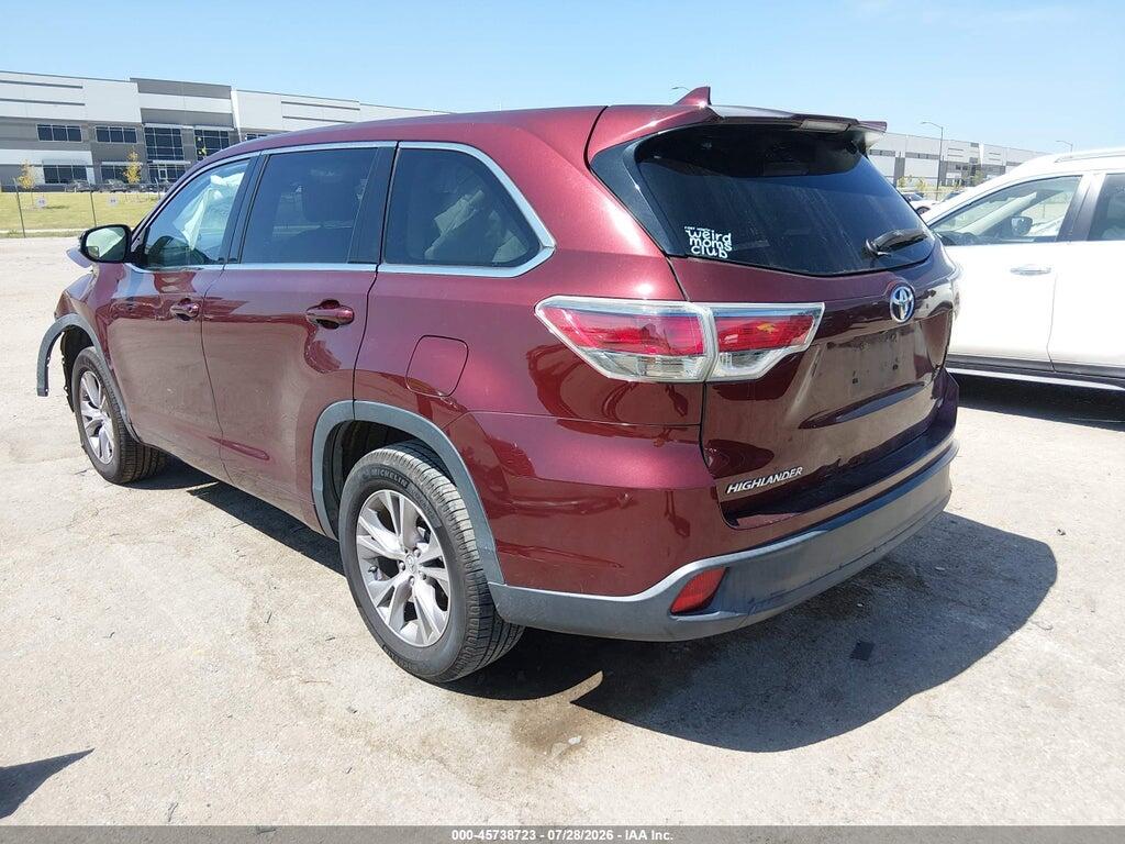 5TDZKRFH5ES032188 2014 TOYOTA HIGHLANDER photo no. 3