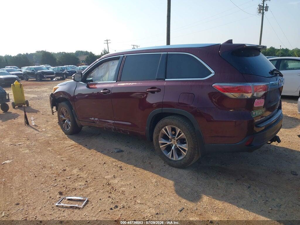 5TDJKRFH2ES014146 2014 TOYOTA HIGHLANDER photo no. 3
