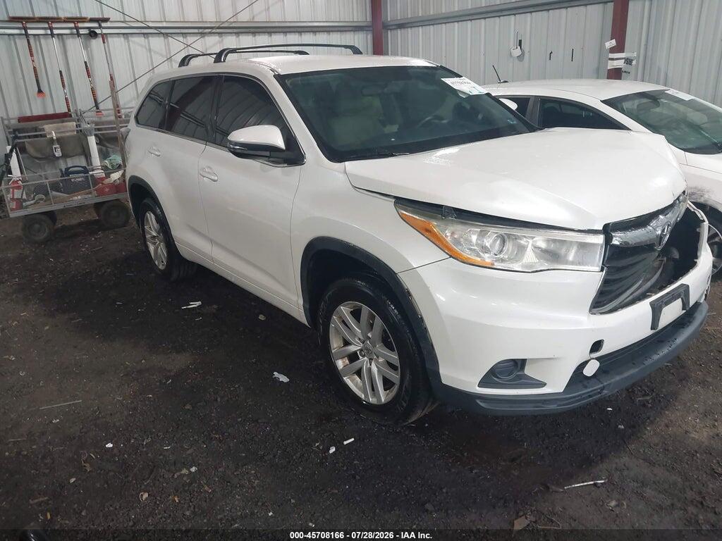 5TDZARFH6ES006153 2014 TOYOTA HIGHLANDER photo no. 1