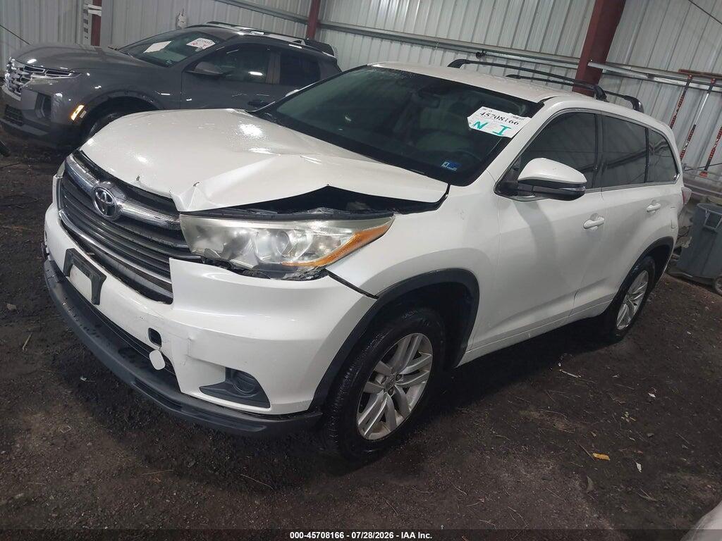 5TDZARFH6ES006153 2014 TOYOTA HIGHLANDER photo no. 2