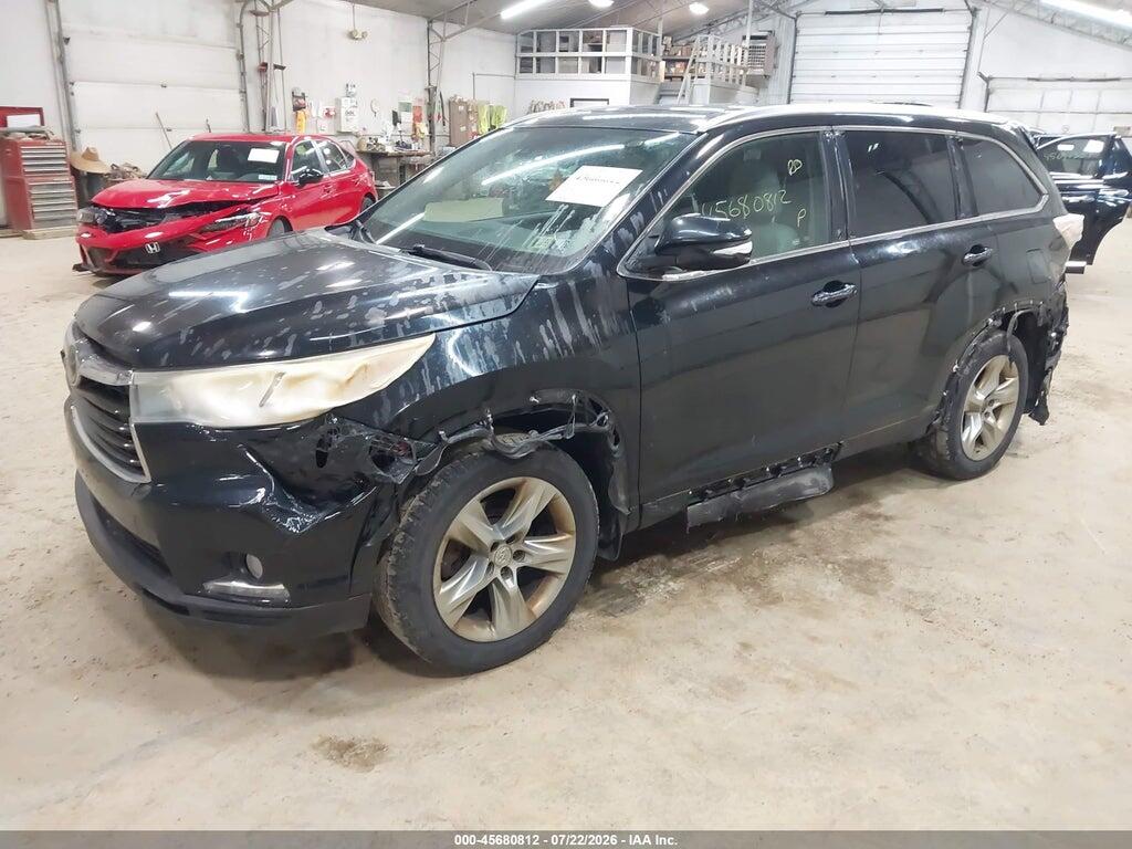 5TDDKRFH5ES026689 2014 TOYOTA HIGHLANDER photo no. 2