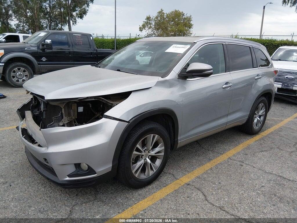 5TDKKRFH3ES013852 2014 TOYOTA HIGHLANDER photo no. 2