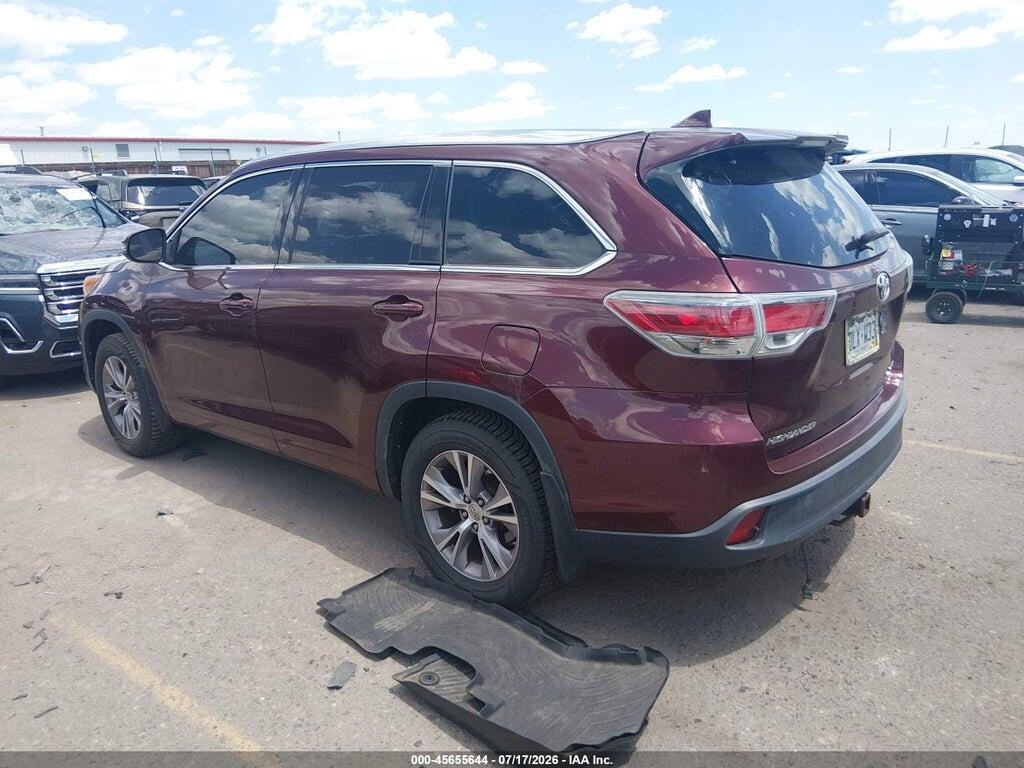 5TDJKRFHXES045595 2014 TOYOTA HIGHLANDER photo no. 3