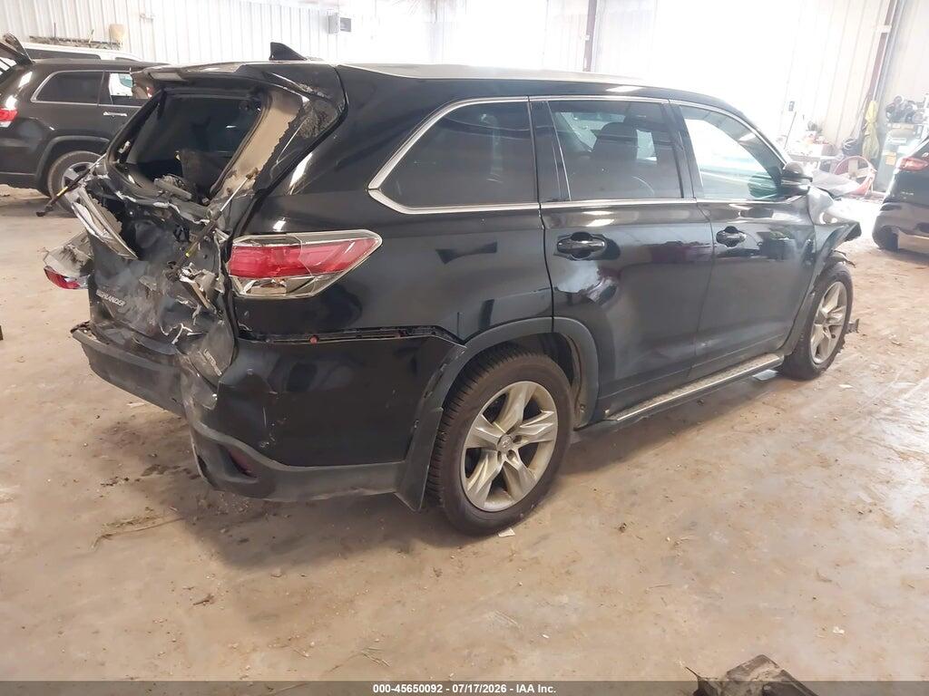 5TDDKRFH0ES053461 2014 TOYOTA HIGHLANDER photo no. 4