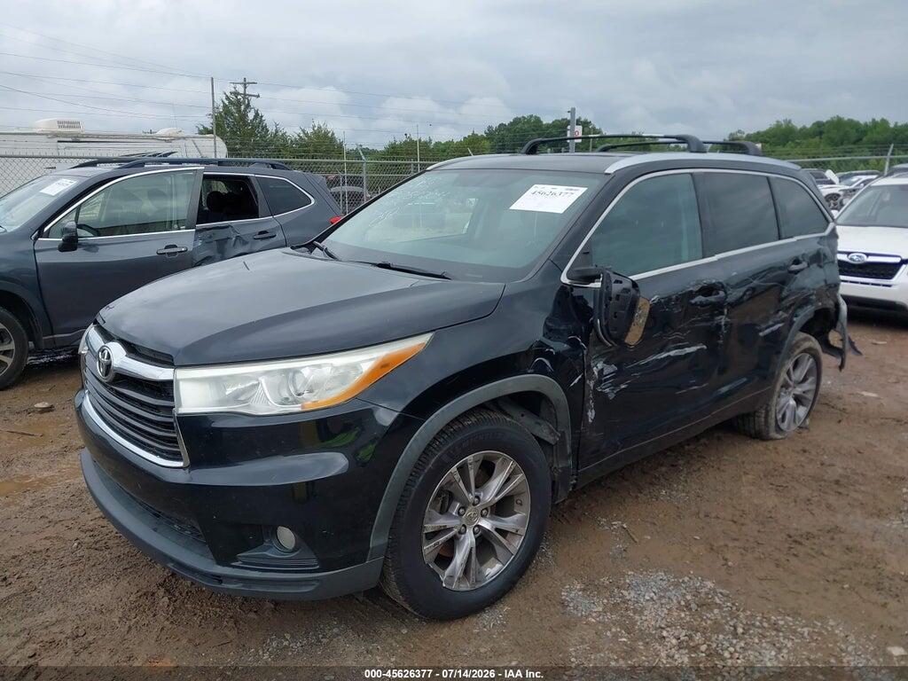 5TDJKRFH3ES054204 2014 TOYOTA HIGHLANDER photo no. 2