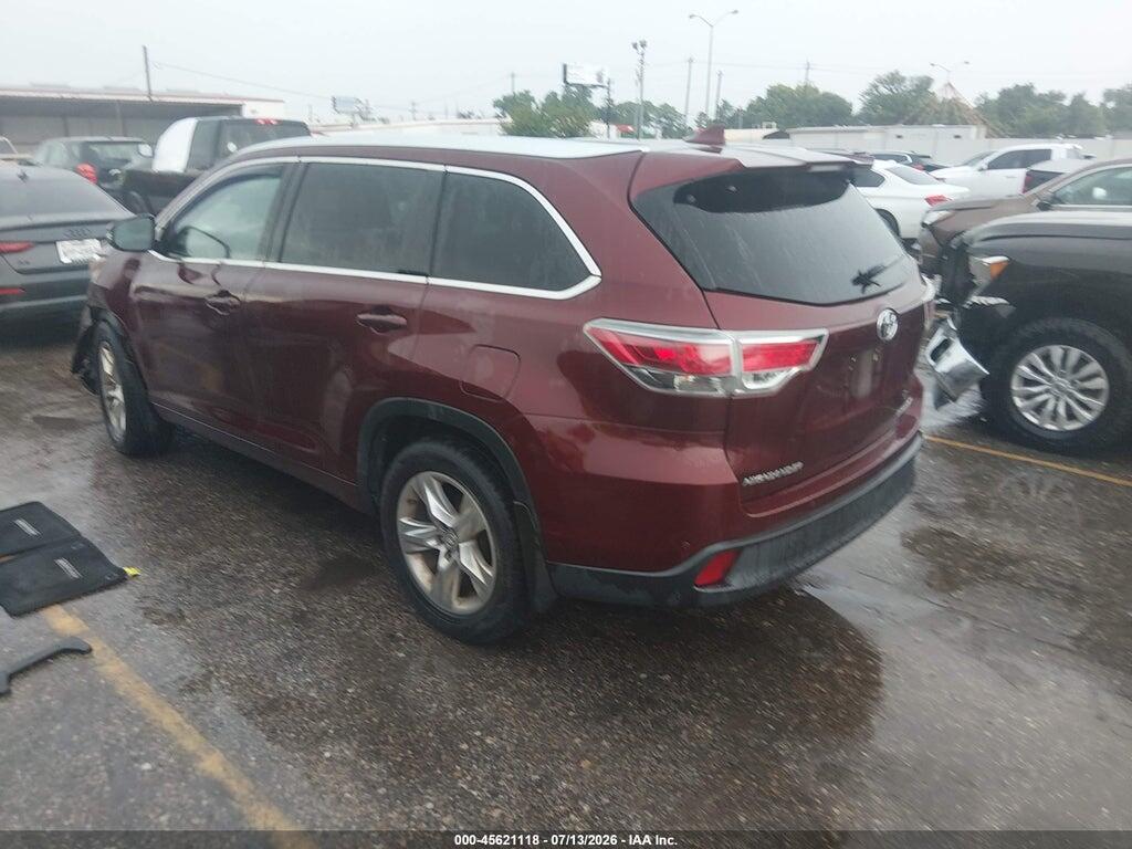 5TDDKRFH6ES006578 2014 TOYOTA HIGHLANDER photo no. 3