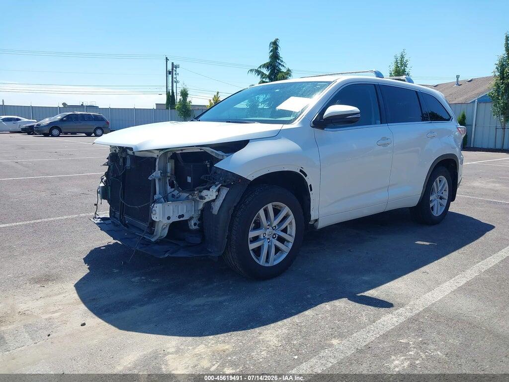 5TDBKRFH7ES011375 2014 TOYOTA HIGHLANDER photo no. 2