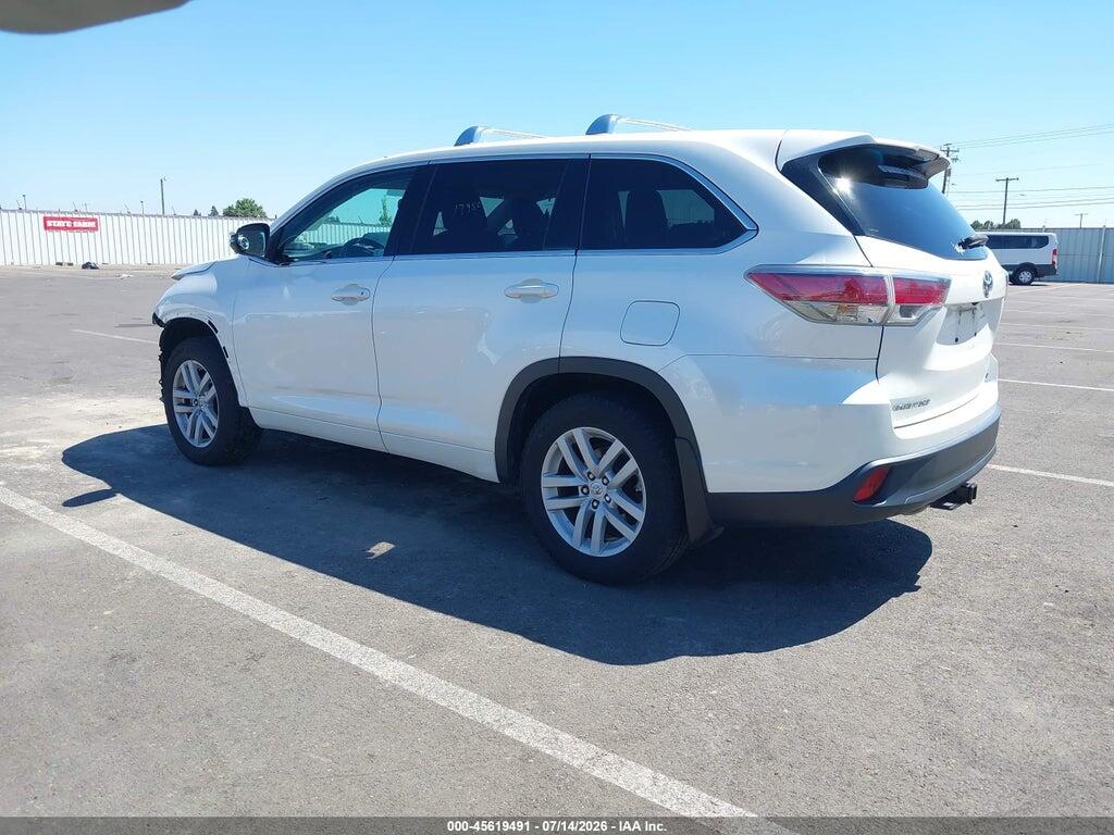 5TDBKRFH7ES011375 2014 TOYOTA HIGHLANDER photo no. 3