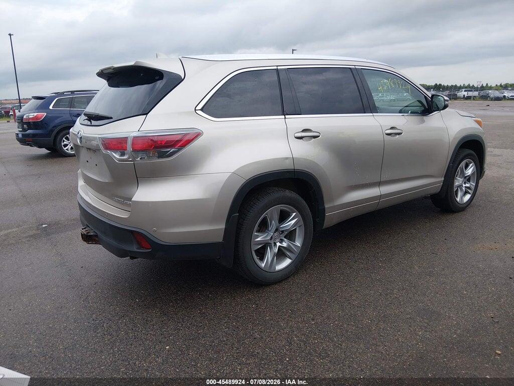 5TDDKRFH9ES035489 2014 TOYOTA HIGHLANDER photo no. 4