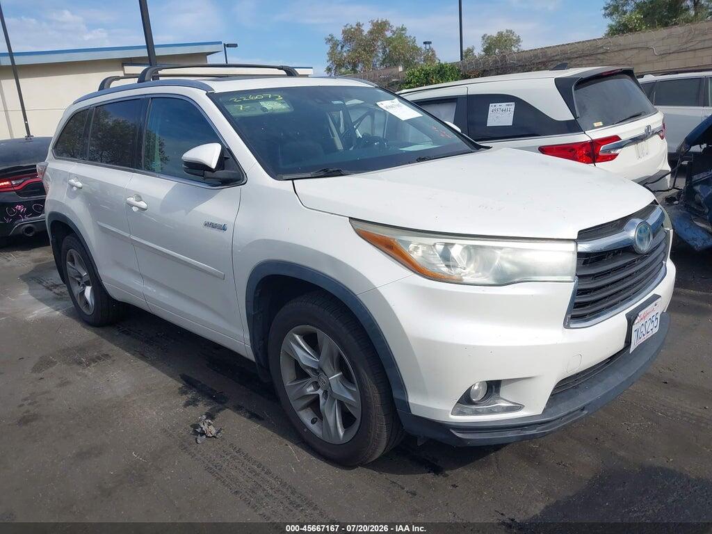5TDDCRFH7ES004593 2014 TOYOTA HIGHLANDER HYBRID photo no. 1