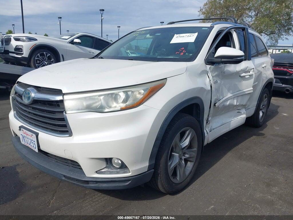 5TDDCRFH7ES004593 2014 TOYOTA HIGHLANDER HYBRID photo no. 2