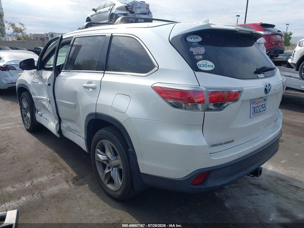5TDDCRFH7ES004593 2014 TOYOTA HIGHLANDER HYBRID photo no. 3