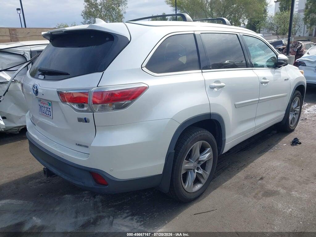 5TDDCRFH7ES004593 2014 TOYOTA HIGHLANDER HYBRID photo no. 4