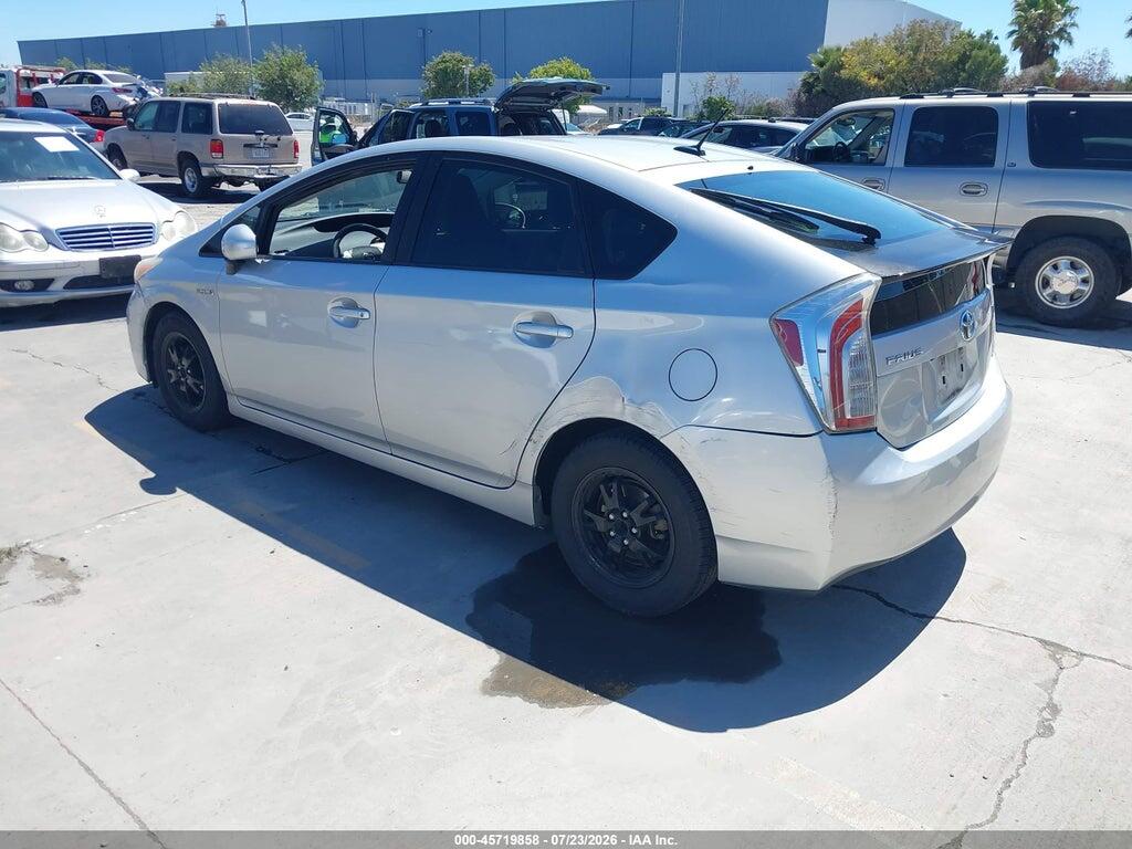 JTDKN3DU1E1738674 2014 TOYOTA PRIUS photo no. 3