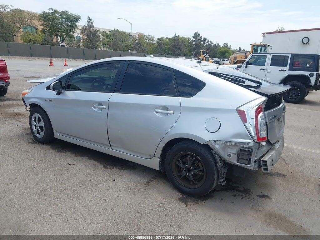 JTDKN3DU4E1771393 2014 TOYOTA PRIUS photo no. 3