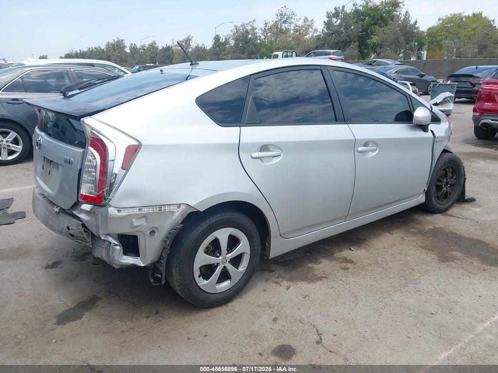 JTDKN3DU4E1771393 2014 TOYOTA PRIUS photo no. 4