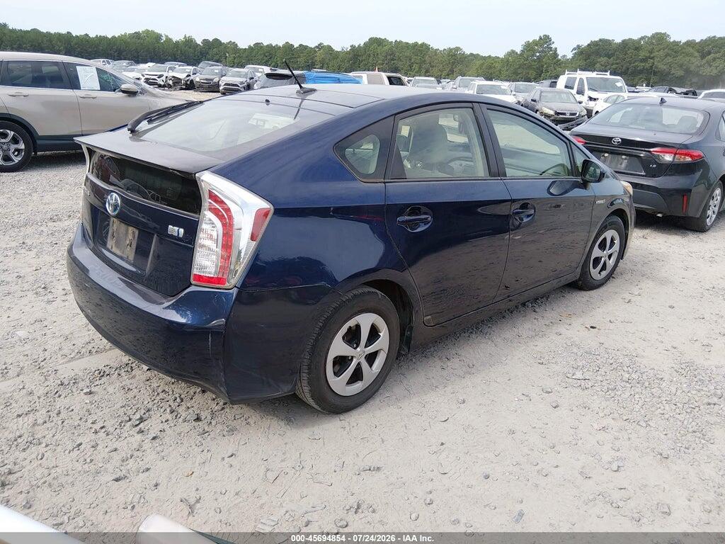JTDKN3DU9E1735103 2014 TOYOTA PRIUS photo no. 4