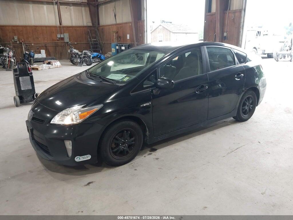JTDKN3DU4E0380802 2014 TOYOTA PRIUS photo no. 2