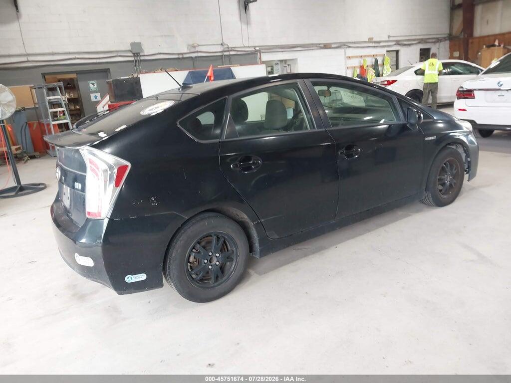 JTDKN3DU4E0380802 2014 TOYOTA PRIUS photo no. 4
