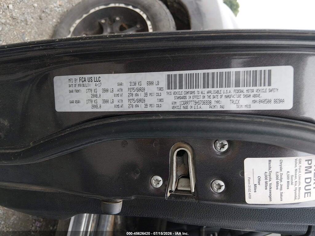1C6RR7TT9HS736938 2017 RAM 1500 photo no. 9