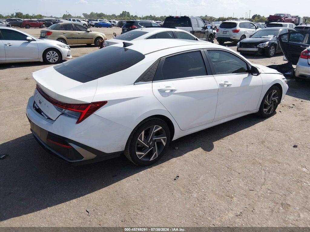 KMHLS4DGXSU006367 2025 HYUNDAI ELANTRA photo no. 4