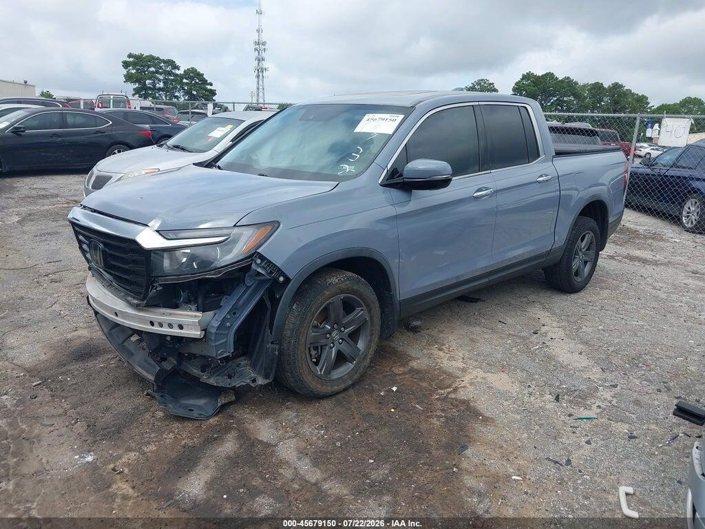 5FPYK3F73NB031732 2022 HONDA RIDGELINE photo no. 2