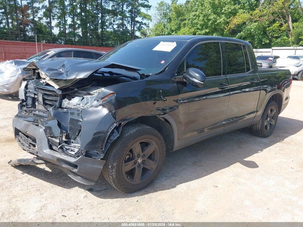 5FPYK3F86NB009801 2022 HONDA RIDGELINE photo no. 2