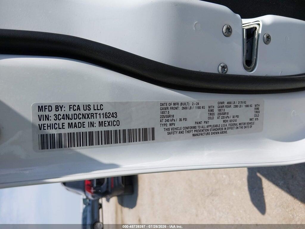 3C4NJDCNXRT116243 2024 JEEP COMPASS photo no. 9