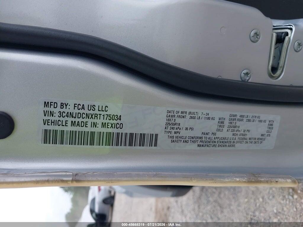 3C4NJDCNXRT175034 2024 JEEP COMPASS photo no. 9