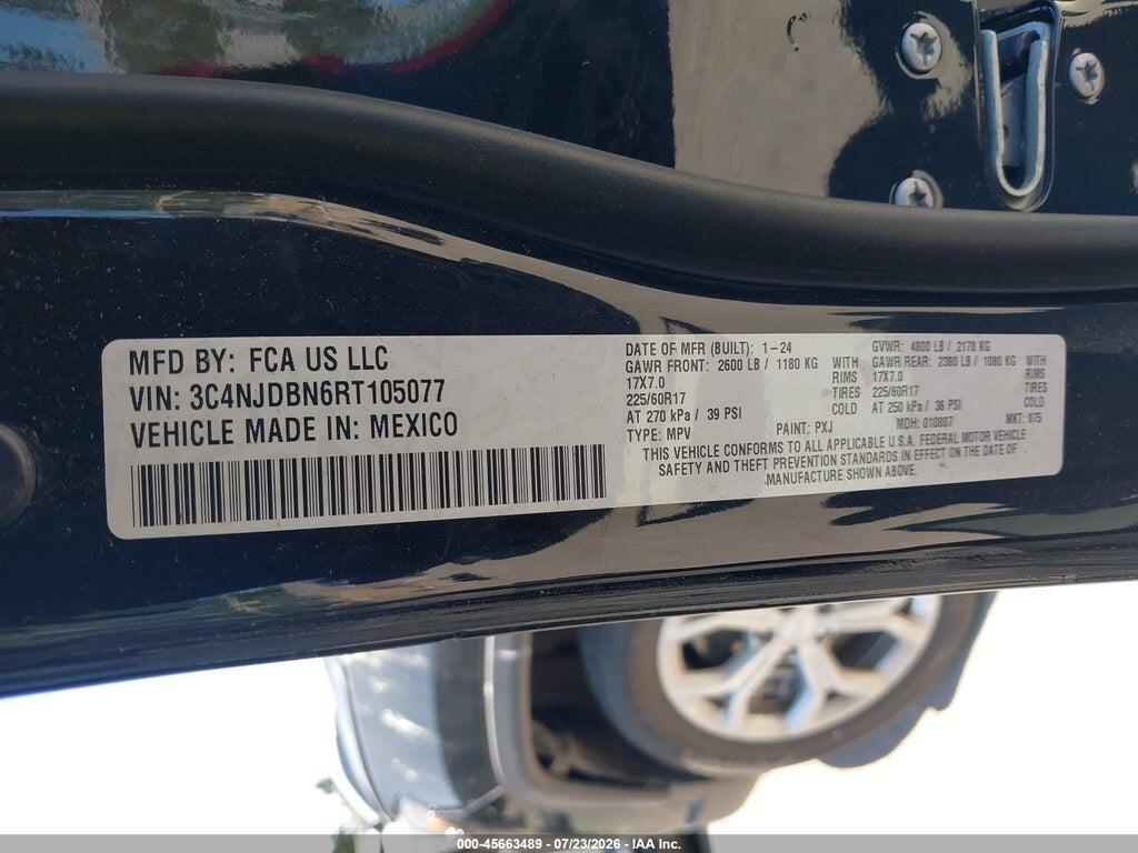 3C4NJDBN6RT105077 2024 JEEP COMPASS photo no. 9