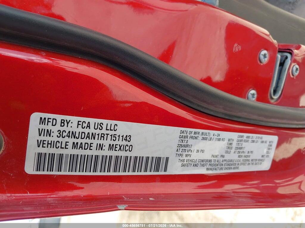 3C4NJDAN1RT151143 2024 JEEP COMPASS photo no. 9