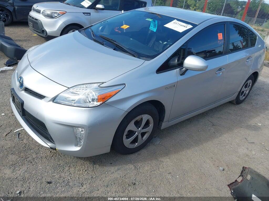 JTDKN3DU5E1765862 2014 TOYOTA PRIUS photo no. 2