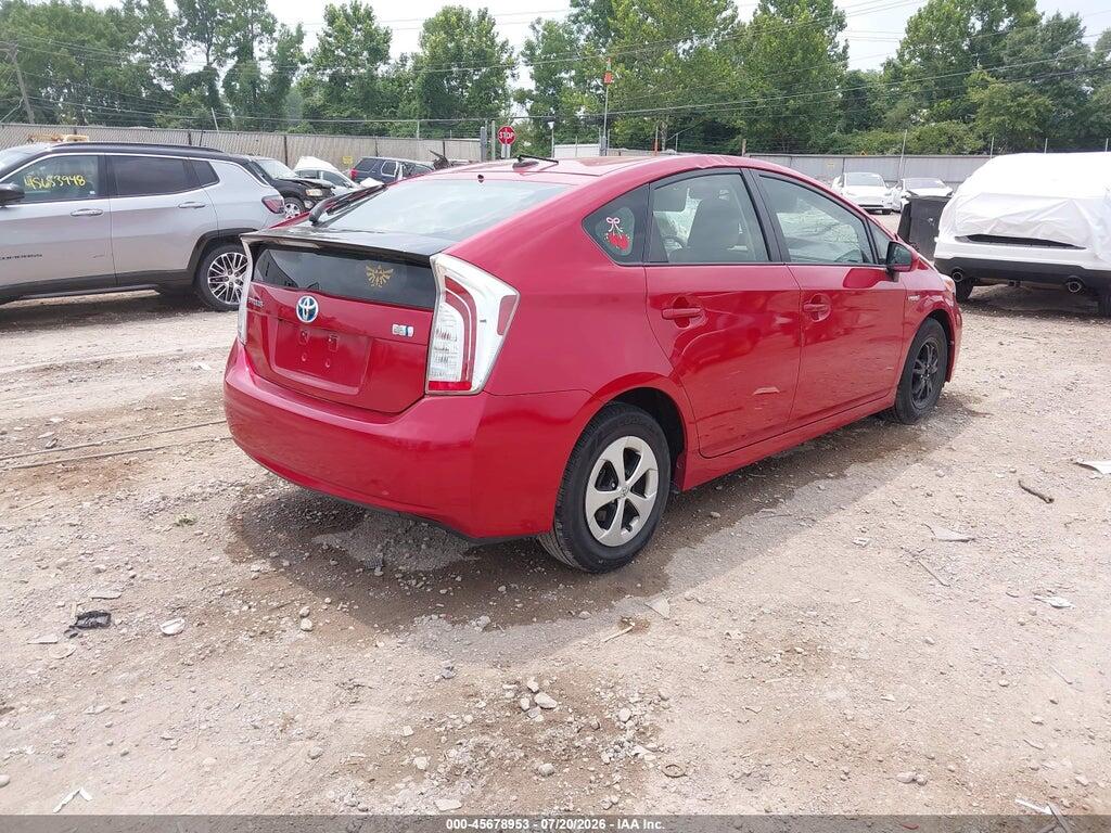 JTDKN3DU0E0386029 2014 TOYOTA PRIUS photo no. 4