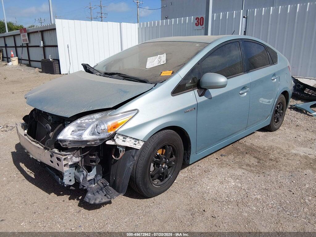 JTDKN3DU2E1759016 2014 TOYOTA PRIUS photo no. 2