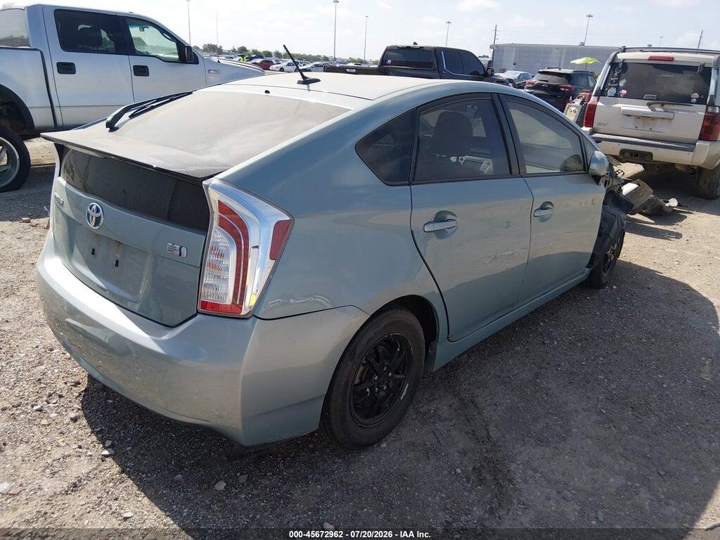 JTDKN3DU2E1759016 2014 TOYOTA PRIUS photo no. 4