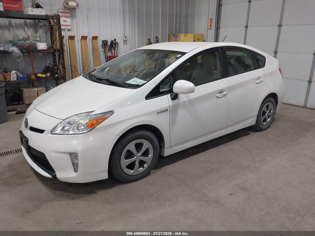 JTDKN3DU2E1750364 2014 TOYOTA PRIUS photo no. 2