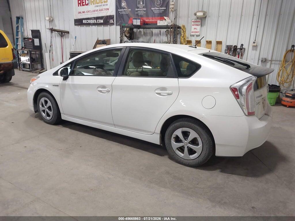 JTDKN3DU2E1750364 2014 TOYOTA PRIUS photo no. 3