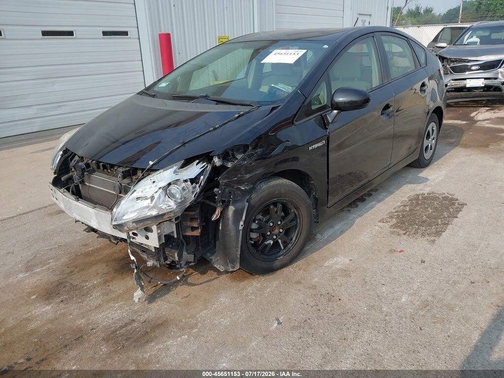JTDKN3DU2E1772784 2014 TOYOTA PRIUS photo no. 2
