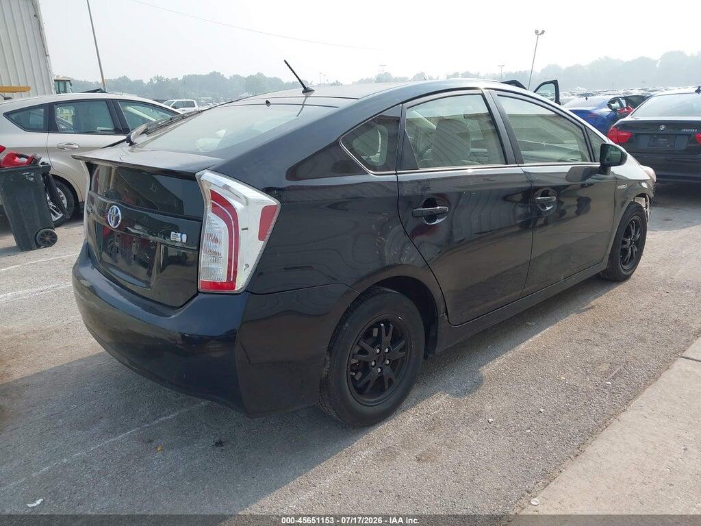 JTDKN3DU2E1772784 2014 TOYOTA PRIUS photo no. 4