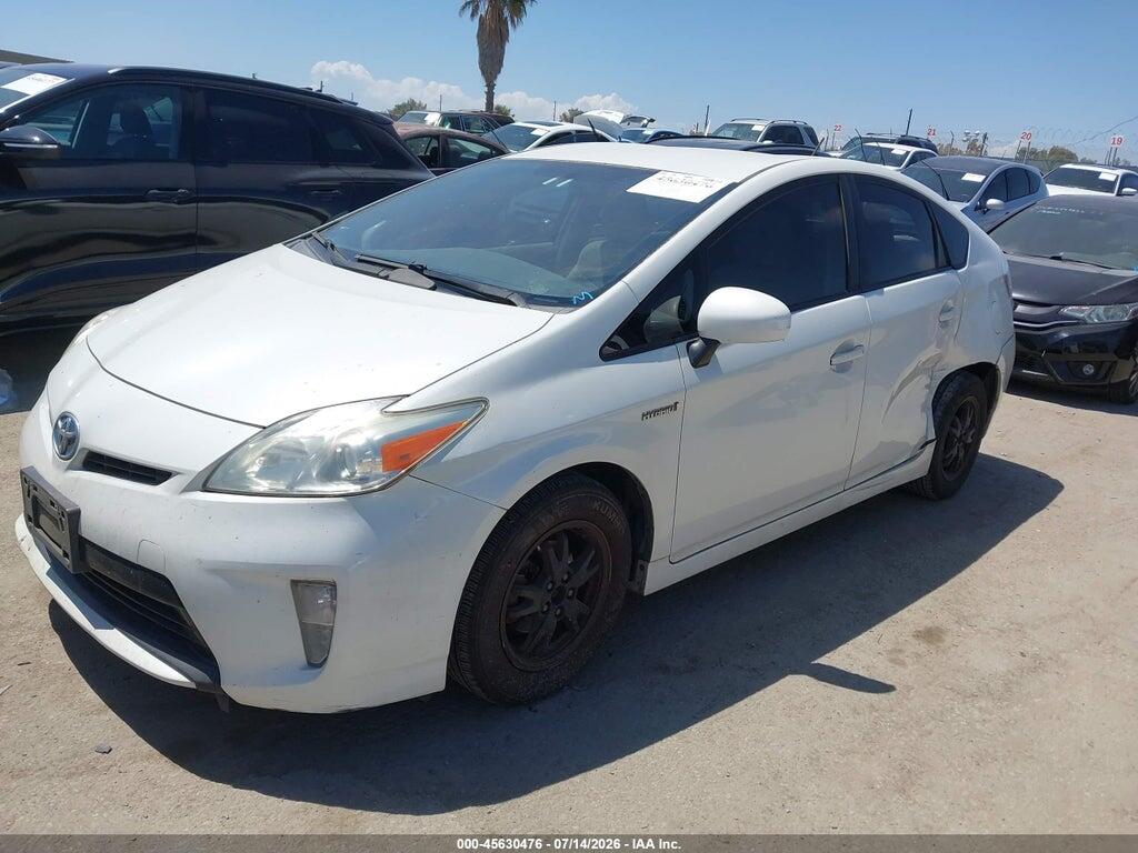 JTDKN3DU2E1777449 2014 TOYOTA PRIUS photo no. 2