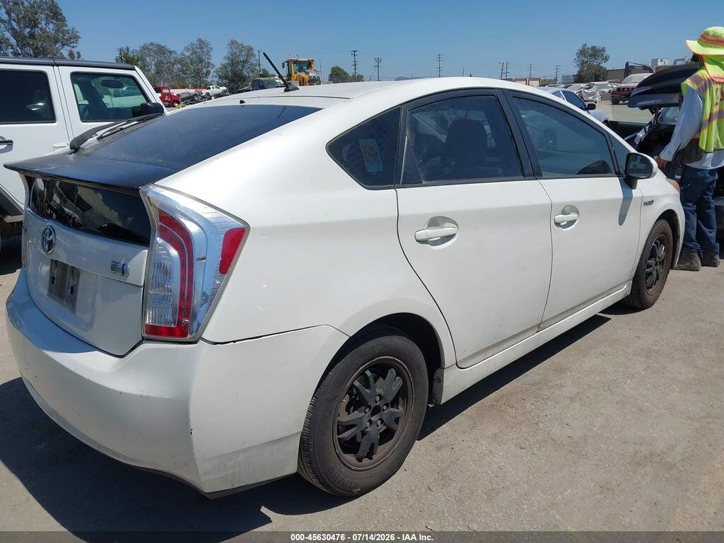 JTDKN3DU2E1777449 2014 TOYOTA PRIUS photo no. 4