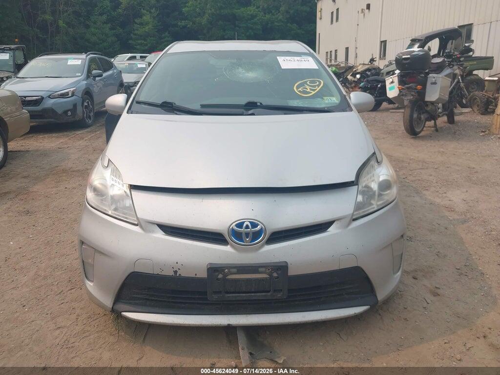 JTDKN3DUXE0393571 2014 TOYOTA PRIUS photo no. 6
